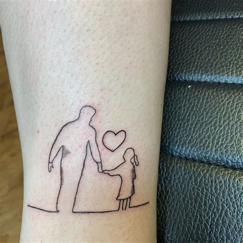 father and daughter tattoo ideas